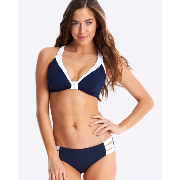 Seafolly Other - NWT US-8 Seafolly Bikini Set Navy (DD)